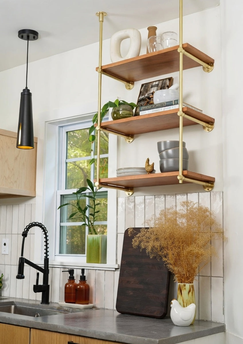 Warm Metal, High Design: The Complete Guide to Brass & Copper Shelving