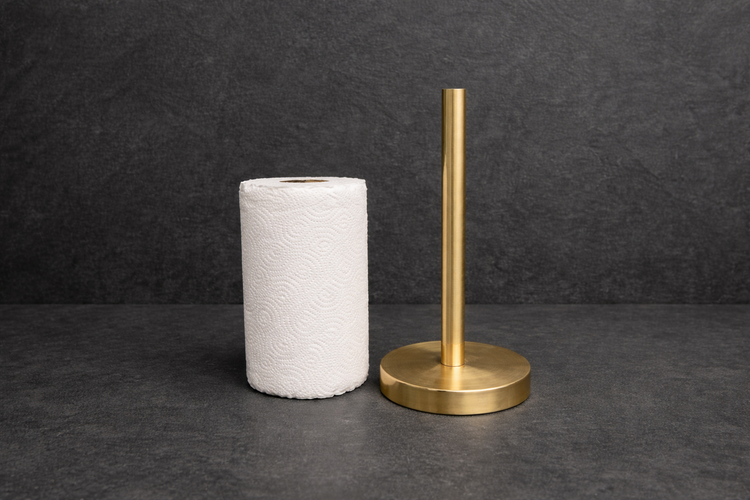 Brass Paper Towel Holder