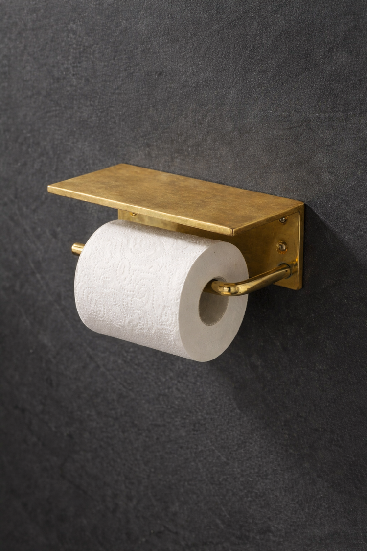 Brass Toilet Paper Holder 
